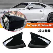Šoninio veidrodžio dangtelis - Toyota 86 Subaru BRZ 2012-2020 m. - Blizgios juodos spalvos ragų stiliaus