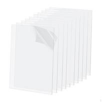 10 vienetų akrilo lakštų, skaidrios plokštės, lankstus paveikslų rėmelis, lengvai pjaunamas, skirtas „pasidaryk pats“ amatams 15cmx10cm white