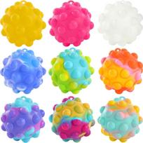 1/2/4 vnt. Pop Fidget žaislai didmeninė prekyba 3D streso kamuoliukai vaikų vakarėliams Autizmo sensoriniai žaislai Suspaudžiami žaislai suaugusiųjų streso malšinimui