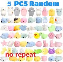 50-5 vnt Kawaii Squishies Mochi Anima Squishy žaislai vaikams Antistresiniai kamuoliukai suspaudžiami vakarėliui, skirti įtampą mažinantiems žaislams gimtadienio proga