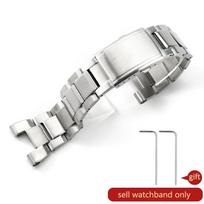 Skirta Casio GST-B100 26x 14mm įgaubta jungtis smulkiojo plieno dvigubo paspaudimo sagtelė Laikrodžio dirželis Vyriškas 210D/100D/S110d/330/W300 Laikrodžio juosta 26x14mm white