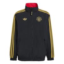 Adidas Originals Manchester United Football Casual Reversible Long Sleeve Jacket Kids jackets JM5572 128