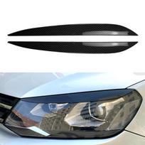 Poros priekinio žibinto dangteliai ant vokų, antakių apdailos lipdukas, priekinis žibintas, skirtas Volkswagen, skirtas VW Touareg 2010-2018