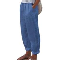 Harem Pants Stilingos viso ilgio moteriškos kelnės Elegantiškos tiesios kelnės Baggy Pants Gatvės apranga M balta