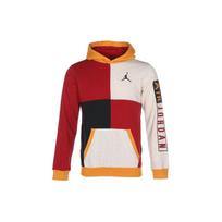 Jordan Logo Raidžių Spausdinimas Spalvų Blokai Sportinis Džemperis Vaikams Džemperiai FB1647-636 S