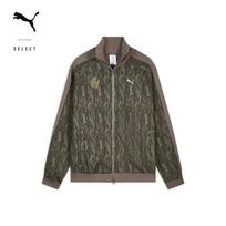 PUMA x Monster Hunter Wilds Unisex pliušiniu pamušalu laisvo kirpimo T7 striukė M ruda