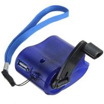 Kelioninis USB rankinis dinamo telefono įkroviklis su šviesa, aplinkai draugiškas rankenėlės įkroviklis