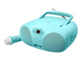 Muse MD-203 KB portable stereo system Analog FM Blue