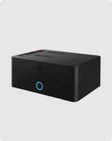 ICY BOX 2-bay Docking and Cloning Station for 2.5 or 3.5 SATA Drives to USB 3.0 Host