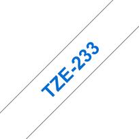 BROTHER TZE233 tape cassette 12mm8m white/blue P-touch200/300/500/1200series