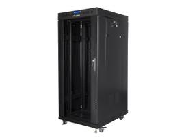 Lanberg FF01-6827-12BL rack cabinet 27U Freestanding rack Black
