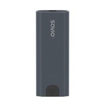 Savio M.2 SSD NVMe external drive enclosure, USB-C 3.1, AK-67, grey