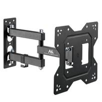 Maclean MC-700N TV Monitor Wall Mount Universal max VESA 200x20 23-43 30kg Black Extendable Tilting for Small TVs