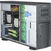 Super Micro Supermicro SC743 AC-1K26B-SQ - Tower - 4U - Erweitertes ATX - SAS - Hot-Swap 1200 Watt - Schwarz - USB (CSE-743AC-1K26B-SQ)