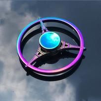 Metalinis vaivorykštės Fidget Spinner EDC rankinis suktukas Antistresinis žaislas suktukams Dėmesio palengvinimas Streso ADHD Pirštų suktukas Vaikų žaislai