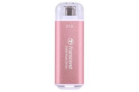 Išorinis SSD Transcend ESD300P 2TB USB 10Gbps Type-C Rožinis