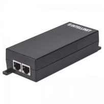 Intellinet Gigabit High-Power PoE+ Injector,1 x 30 W Port, IEEE 802.3at/af Compliant, Plastic Housing