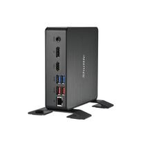 Shuttle XPC Nano PC NC40U5, Intel Core i5-1235U, 1x HDMI, 1x DP,1xUSB-C/DP, 6x USB3.2, 1x 2.5 bay, 2x M.2, 1x LAN, RAID, 24/7 permanent operation, incl. VESA & Stand