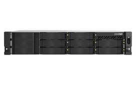 Qnap TS-855eU-RP-8G, 2U, 8 x 2.5/3.5 SATA, Intel Atom C5125 8C/8T, 8GB SODIMM DDR4 (max. 64GB ), 2 x 2.5GbERedundant PSU