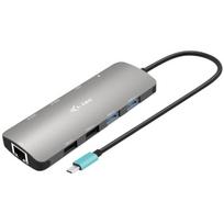 USB-C Metal Nano docking station 2x HDMI Display + Power Delivery 100W