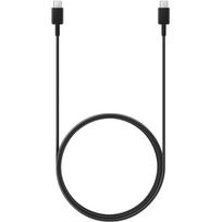 Samsung EP-DX310 - USB-Kabel - 24 pin USB-C (M) zu 24 pin USB-C (M) - USB2.0 - 3 A - 1,8m - USB Power Delivery (3A, 60W), Schnellladefunktion bis 25 W - Schwarz (EP-DX310JBEGEU)