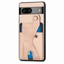 Kortelės lizdų piniginės dėklas, skirtas „Google Pixel 8 7 7 Pro 7A“, sulankstomas stovo dangtelis, skirtas „Google Pixel 6 6 Pro Pixel 6A“ automobilio laikiklio magnetas Google Pixel 8 ruda