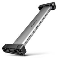 AXAGON HMC-10HLS multiport hub, 4x USB-A and 2x USB-C, HDMI 4K/60Hz, RJ-45, SD/microSD, PD 100W