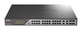 D-Link DSS-200G-28MP network switch Managed L2 Gigabit Ethernet (10/100/1000) Power over Ethernet (PoE) 1U Grey