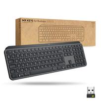 Logitech MX Keys for Business Tastatur RF Wireless + Bluetooth Schweiz Graphit (920-010246)