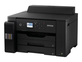 Epson EcoTank ET-16150 - Drucker - Farbe - Duplex - Tintenstrahl - A3 - 4800 x 1200 dpi - bis zu 25 Seiten/Min. (einfarbig)/bis zu 25 Seiten/Min. (Farbe) - Kapazität: 550 Blätter - USB, LAN, Wi-Fi - Schwarz (C11CJ04401)