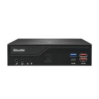 Shuttle Slim PC DH770 , S1700, 2x HDMI, 2x DP , 2x 2.5G LAN, 2x COM, 8x USB, 1x 2.5, 2x M.2, 24/7 permanent operation, incl. VESA