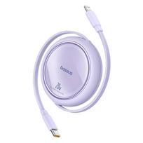 Baseus Free2Pull - 20 W USB-C to Lightning Retractable Cable, 1 m (purple)