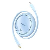 Baseus Free2Pull - 20 W USB-C to Lightning Retractable Cable, 1 m (blue)