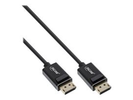 InLine DisplayPort 2.0 cable, 8K4K UHBR, black, gold-plated contacts, 2m