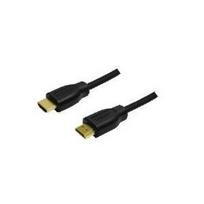 Logilink High Speed with Ethernet - Video-/Audio-/Netzwerkkabel - HDMI - HDMI, 19-polig (M) - HDMI, 19-polig (M) - 5 m - Schwarz (CH0039)