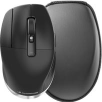 3Dconnexion CadMouse Pro Wireless Left - Maus - ergonomisch - Für Linkshänder - 7 Tasten - kabellos - Bluetooth, 2,4 GHz, USB-C - kabelloser Empfänger (USB) (3DX-700117)