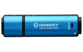 Kingston IronKey Vault Privacy 50C IKVP50C - USB-Flash-Laufwerk - verschlüsselt - 512GB - USB 3,2 Gen 1 - TAA-konform (IKVP50C/512GB)