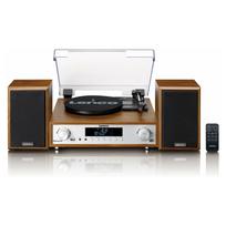 Lenco | HiFi Stereo system with Record Player, DAB+/FM radio, and Bluetooth | MC-160WD | Stereo system | USB port | AUX in