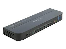 Delock DisplayPort 1.4 KVM Switch 8K 30 Hz mit USB 3.0 und Audio (11484)
