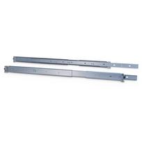 Inter-Tech - Teleskopische Gleiter für Rack - Grau - 2U - 48,3 cm (19) (88887211)