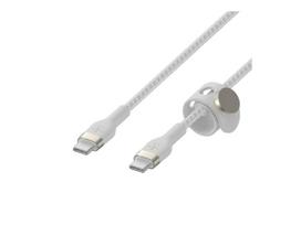 Belkin CAB011bt2MWH BOOST CHARGE™ USB-C do USB-C 2.0 silikonowy w oplocie 2m biały