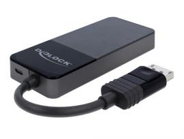 DeLock DisplayPort 1,4 Splitter 1 x DisplayPort in > 3 x DisplayPort out - Video-/Audio-Splitter - 3 x DisplayPort - Desktop (87737)