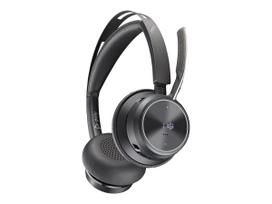 Poly Voyager Focus 2-M USB-C-C Headset USB-C/A Adapter Charging Stand