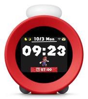 Nintendo 10013963, Digitaler Wecker, Nintendo, Rund, Rot, Drinnen, Erwachsene/Kinder