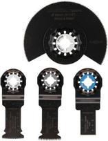 Makita - Blattset für Multifunktionswerkzeug - für Holz, Metall, Epoxid - 4 Stücke - Starlock - für Makita DTM51RT1J3, DTM51Z, DTM51ZJX2