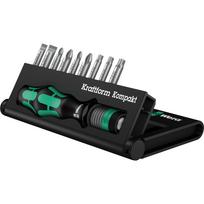 Bit-Satz Kraftform Kompakt 10, inkl. Steckgriff (schwarz/grün, 10-teilig, 1/4)