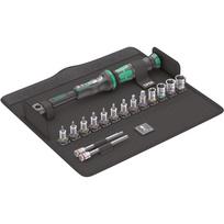 Wera Bicycle Set Torque 1 - Drehmomentschlüssel mit Ratschenfunktion und Bit- sowie Steckschlüsselsatz - 16 Stücke - 1/4 - 2,5 - 25 N·m (05004180001)