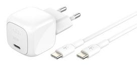 Belkin BoostCharge - Netzteil - kompakt - 30 Watt - Power Delivery 3.1 (24 pin USB-C)