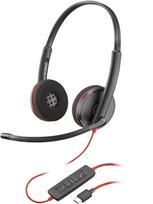 HP Poly Blackwire 3220 Stereo USB-C Headset +USB-C/A Adapter