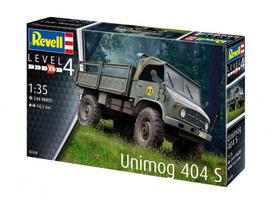 Plastic model vehicle UNIMOG 404 S 1/35